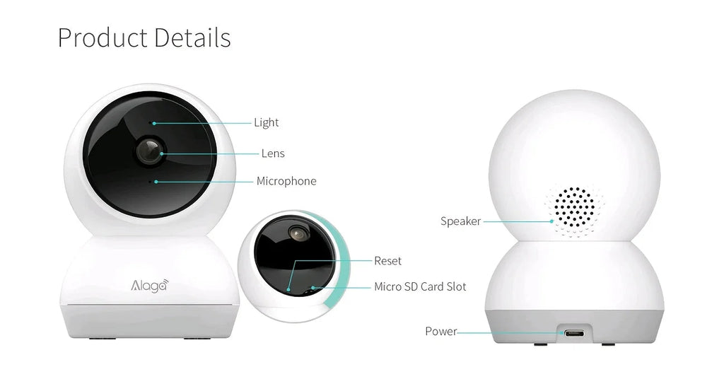 3K Pet Dog Camera with Phone App, 5G/2.4G WiFi Indoor Security Baby